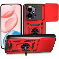 Coque arrière Phonesta CamShield pour HONOR 400 - Rouge