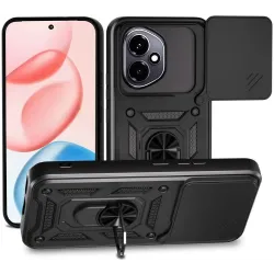 Coque arrière Phonesta CamShield pour HONOR 400 - Noir