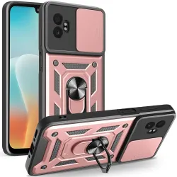 Coque arrière Phonesta CamShield pour Samsung Galaxy Xcover 7 Pro - Or rose