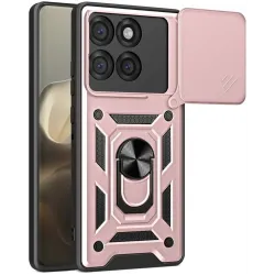 Coque arrière Phonesta CamShield pour Motorola Edge 60 Pro - Or rose