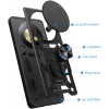 Coque arrière Phonesta CamShield pour HONOR Magic8 Lite - Noir 1