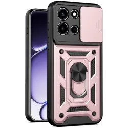Coque arrière Phonesta CamShield pour OnePlus Nord 6 - Or rose