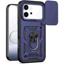 Coque arrière Phonesta CamShield pour HONOR 600/600 Pro - Bleu