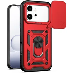 Coque arrière Phonesta CamShield pour HONOR 600/600 Pro - Rouge