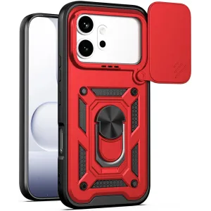 Coque arrière Phonesta CamShield pour HONOR 600/600 Pro - Rouge