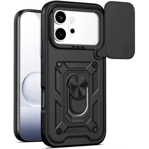 Coque arrière Phonesta CamShield pour HONOR 600/600 Pro - Noir