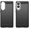 Coque arrière en silicone Phonesta Carbon pour Samsung Galaxy S25 Edge - Noir 2