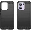 Coque arrière en silicone Phonesta Carbon pour Oppo Reno13 F 4G/5G / Reno13 FS 5G - Noir 2