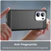 Coque arrière en silicone Phonesta Carbon pour Oppo Reno13 F 4G/5G / Reno13 FS 5G - Noir 5