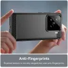 Coque arrière en silicone Phonesta Carbon pour Xiaomi 15 - Noir 4