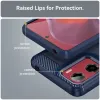 Coque arrière en silicone Phonesta Carbon pour Motorola Moto G05 / Moto E15 - Bleu 6