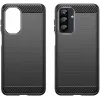 Coque arrière en silicone Phonesta Carbon pour Samsung Galaxy A26 - Noir 1
