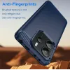 Coque arrière en silicone Phonesta Carbon pour Xiaomi Redmi Note 14 4G - Bleu 3