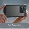 Coque arrière en silicone Phonesta Carbon pour Xiaomi Redmi Note 14 4G - Noir 5