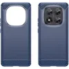 Coque arrière en silicone Phonesta Carbon pour Xiaomi Redmi Note 14 Pro 5G / Xiaomi Poco X7 - Bleu 2
