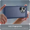 Coque arrière en silicone Phonesta Carbon pour Realme GT 6 - Bleu 5