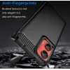 Coque arrière en silicone Phonesta Carbon pour Motorola Moto G35 - Noir 3