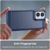 Coque arrière en silicone Phonesta Carbon pour Motorola Moto G85 - Bleu 5