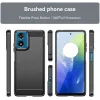 Coque arrière en silicone Phonesta Carbon pour Motorola Moto G04 / G04s / G24 / G24 Power / E14 - Noir 2