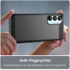 Coque arrière en silicone Phonesta Carbon pour Samsung Galaxy A16 - Noir 5