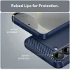 Coque arrière en silicone Phonesta Carbon pour Samsung Galaxy S25 Plus/S24 Plus - Bleu 6