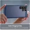 Coque arrière en silicone Phonesta Carbon pour Samsung Galaxy S25 Ultra - Bleu 5