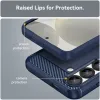 Coque arrière en silicone Phonesta Carbon pour Samsung Galaxy S25/S24 - Bleu 6
