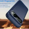 Coque arrière en silicone Phonesta Carbon pour Google Pixel 10 / 10 Pro - Bleu 3