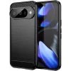 Coque arrière en silicone Phonesta Carbon pour Google Pixel 10 / 10 Pro - Noir 0