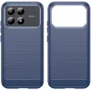 Coque arrière en silicone Phonesta Carbon pour Xiaomi Poco F8 Pro - Bleu 2