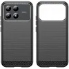 Coque arrière en silicone Phonesta Carbon pour Xiaomi Poco F8 Pro - Noir 2