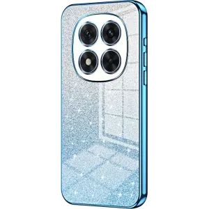 Coque arrière en silicone Phonesta Crystal Sparkle pour Xiaomi Redmi Note 14 Pro 5G / Xiaomi Poco X7 - Bleu