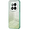 Coque arrière en silicone Phonesta Crystal Sparkle pour Xiaomi Redmi Note 14 Pro Plus - Vert