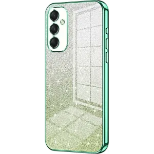 Coque arrière en silicone Phonesta Crystal Sparkle pour Samsung Galaxy A16 - Vert