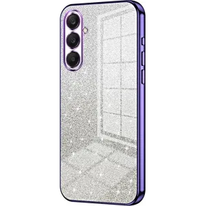 Coque arrière en silicone Phonesta Crystal Sparkle pour Samsung Galaxy A26 - Violet