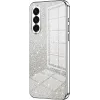 Coque arrière en silicone Phonesta Crystal Sparkle pour Samsung Galaxy A36 - Argent