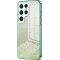 Coque arrière en silicone Phonesta Crystal Sparkle pour Samsung Galaxy S25 Ultra - Vert