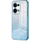Coque arrière en silicone Phonesta Crystal Sparkle pour Oppo Reno13 - Bleu