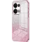 Coque arrière en silicone Phonesta Crystal Sparkle pour Oppo Reno13 Pro - Rose