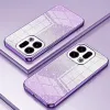 Coque arrière en silicone Phonesta Crystal Sparkle pour Oppo Find X9 - Violet 2