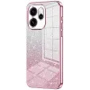 Coque arrière en silicone Phonesta Crystal Sparkle pour Oppo Reno15 Pro - Rose