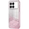 Coque arrière en silicone Phonesta Crystal Sparkle pour Xiaomi Poco F8 Pro - Rose