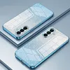 Coque arrière en silicone Phonesta Crystal Sparkle pour Samsung Galaxy A37 - Bleu 2