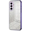Coque arrière en silicone Phonesta Crystal Sparkle pour Samsung Galaxy A57 - Violet
