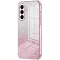Coque arrière en silicone Phonesta Crystal Sparkle pour Samsung Galaxy A57 - Rose