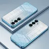 Coque arrière en silicone Phonesta Crystal Sparkle pour Samsung Galaxy S26 - Bleu 2