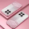 Coque arrière en silicone Phonesta Crystal Sparkle pour Xiaomi 15T - Rose 2