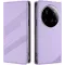 Coque portefeuille Phonesta Embossed Lines pour Xiaomi 15 Ultra - Violet
