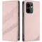 Coque portefeuille Phonesta Embossed Lines pour Oppo Reno13 F 4G/5G / Reno13 FS 5G - Rose