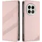 Coque portefeuille Phonesta Embossed Lines pour OnePlus 13 - Rose